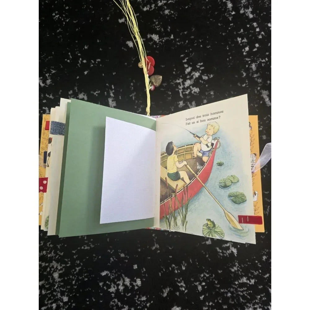 Little Golden Book He Ho! Formez Le Trio Handmade Junk Journal + Original Book